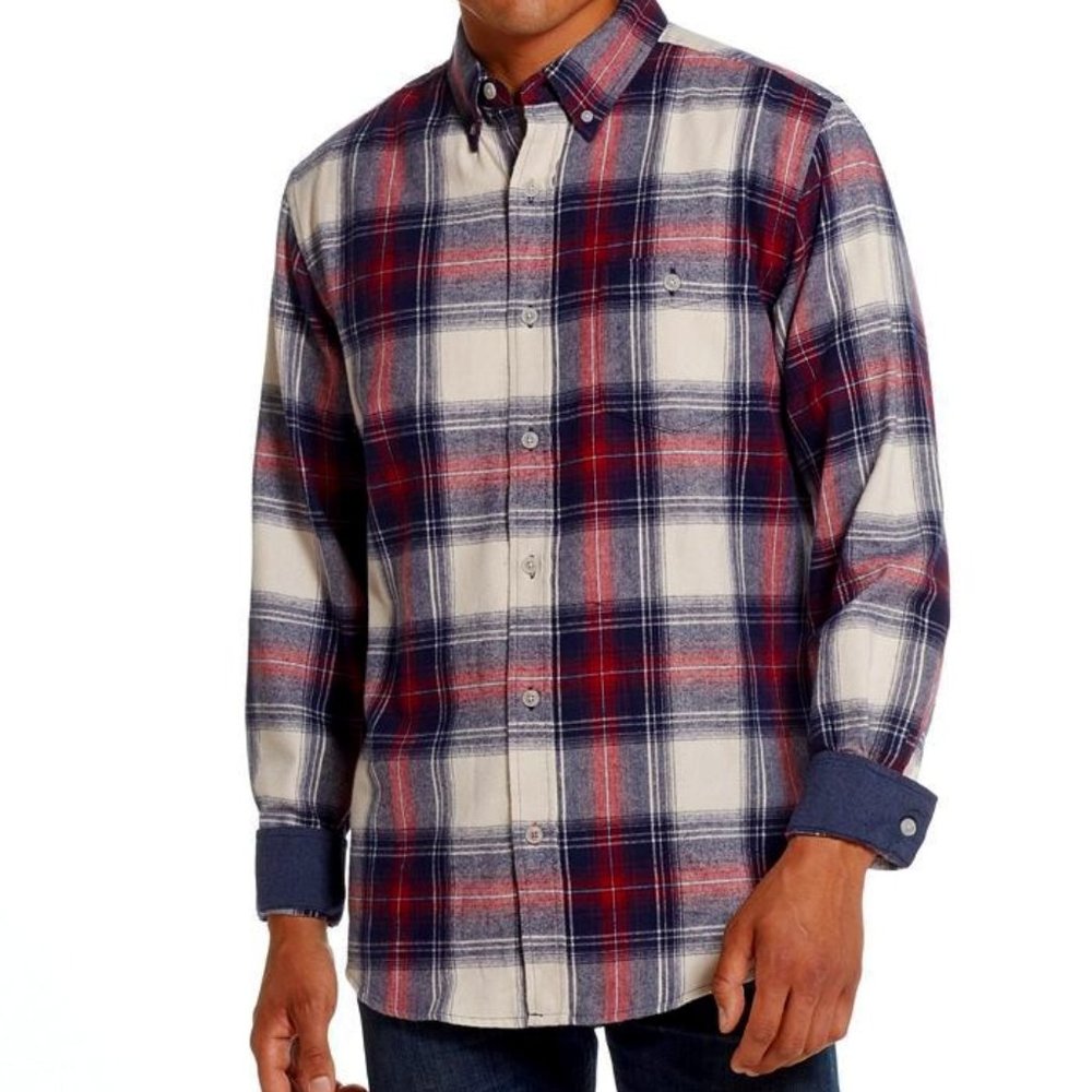 New Original Weatherproof Vintage Plaid Shirt